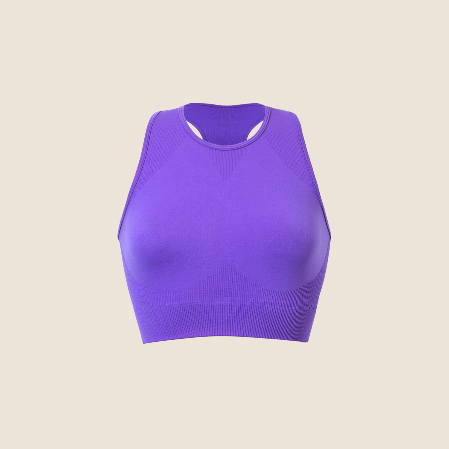 SEAMLESS TOP IN ELECTRIC VIOLET | This is Commitment